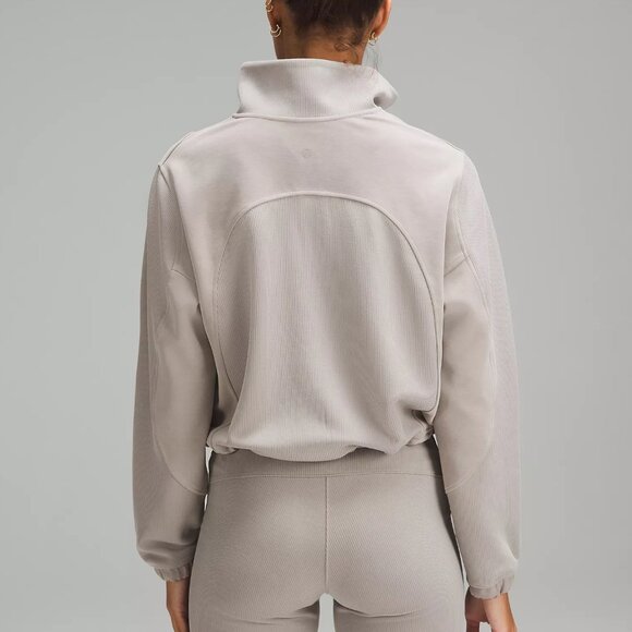 Lululemon Brushed Softstreme Ribbed Half Zip - Picture 2 of 9